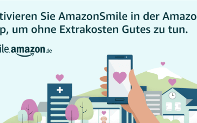 Aktivieren Sie AmazonSmile in der Amazon-App, um ohne Extrakosten Gutes zu tun.